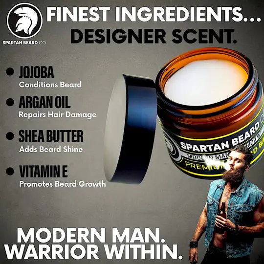 𝗦𝗣𝗔𝗥𝗧𝗔𝗡 𝗕𝗘𝗔𝗥𝗗™ Balm (80% OFF - Première commande)