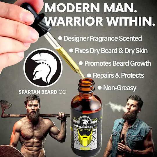𝗦𝗣𝗔𝗥𝗧𝗔𝗡 𝗕𝗘𝗔𝗥𝗗™ Oil (80% OFF - Première commande)