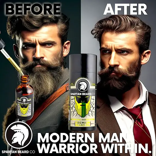 𝗦𝗣𝗔𝗥𝗧𝗔𝗡 𝗕𝗘𝗔𝗥𝗗™ Oil (80% OFF - Première commande)