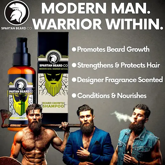 𝗦𝗣𝗔𝗥𝗧𝗔𝗡 𝗕𝗘𝗔𝗥𝗗™ Shampoo (80% OFF - Première commande)