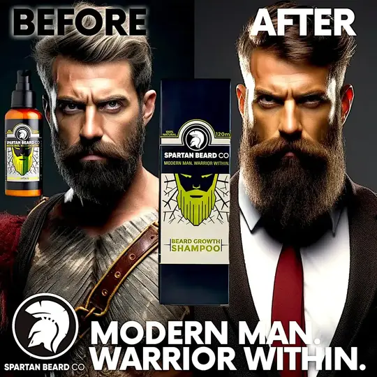 𝗦𝗣𝗔𝗥𝗧𝗔𝗡 𝗕𝗘𝗔𝗥𝗗™ Shampoo (80% OFF - Première commande)
