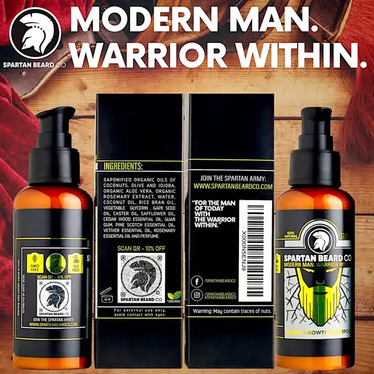 𝗦𝗣𝗔𝗥𝗧𝗔𝗡 𝗕𝗘𝗔𝗥𝗗™ Shampoo (80% OFF - Première commande)