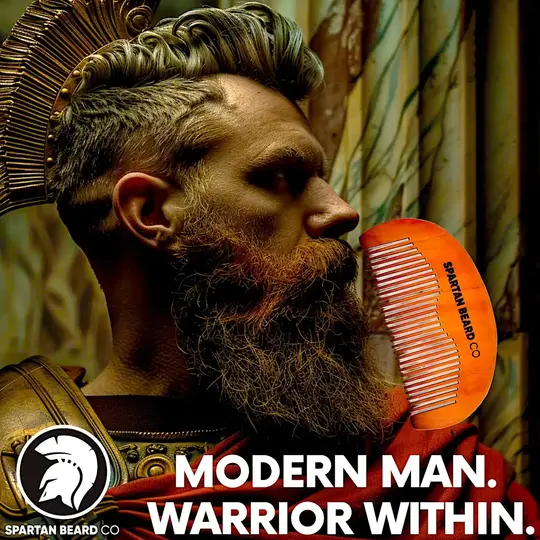 𝗦𝗣𝗔𝗥𝗧𝗔𝗡 𝗕𝗘𝗔𝗥𝗗™ Comb (70% OFF - Première commande)